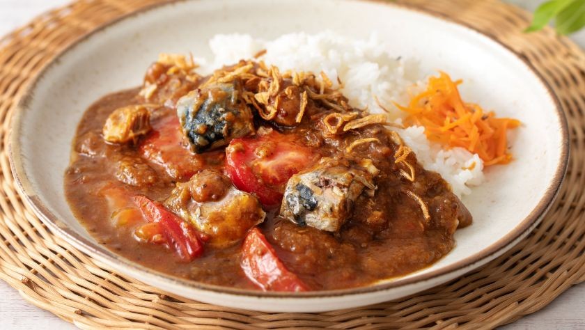Mackerel Tomato Curry With Rice