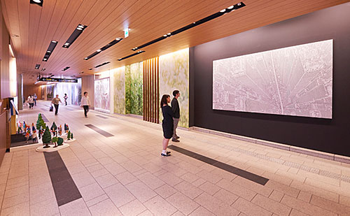 昨年のアートコンペ 展示の様子