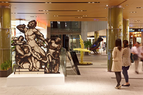 昨年のアートコンペ 展示の様子