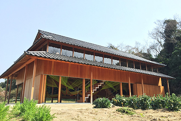 【アートコンペ受賞者】下平千夏さんが犬島「家プロジェクト」C邸にてインスタレーションを展示しています。