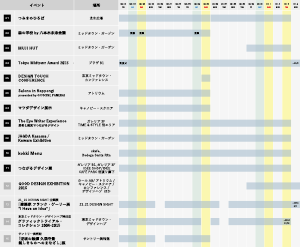 イベントスケジュール