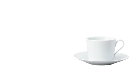 SHIROTAE コーヒーカップ ￥2,160 SHIROTAE コーヒーソーサー ￥1,404