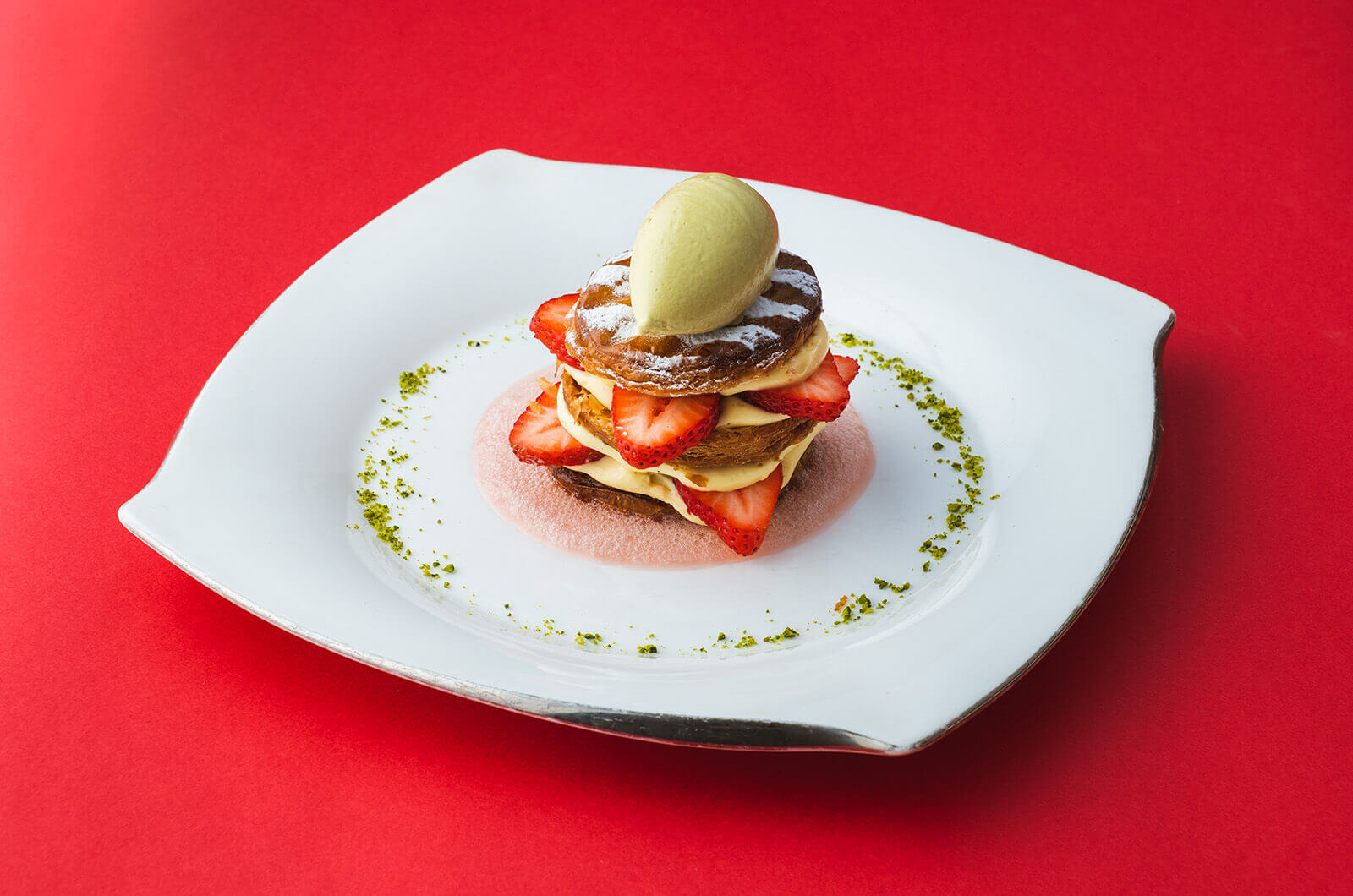 Millefeuille aux fraise 苺のミルフィーユ