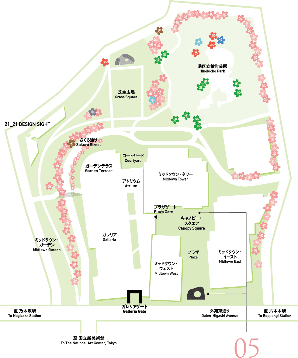 ROPPONGI STREET THEATER MAP