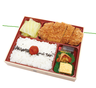 平牧三元豚 ロースかつ弁当＋セットドリンク