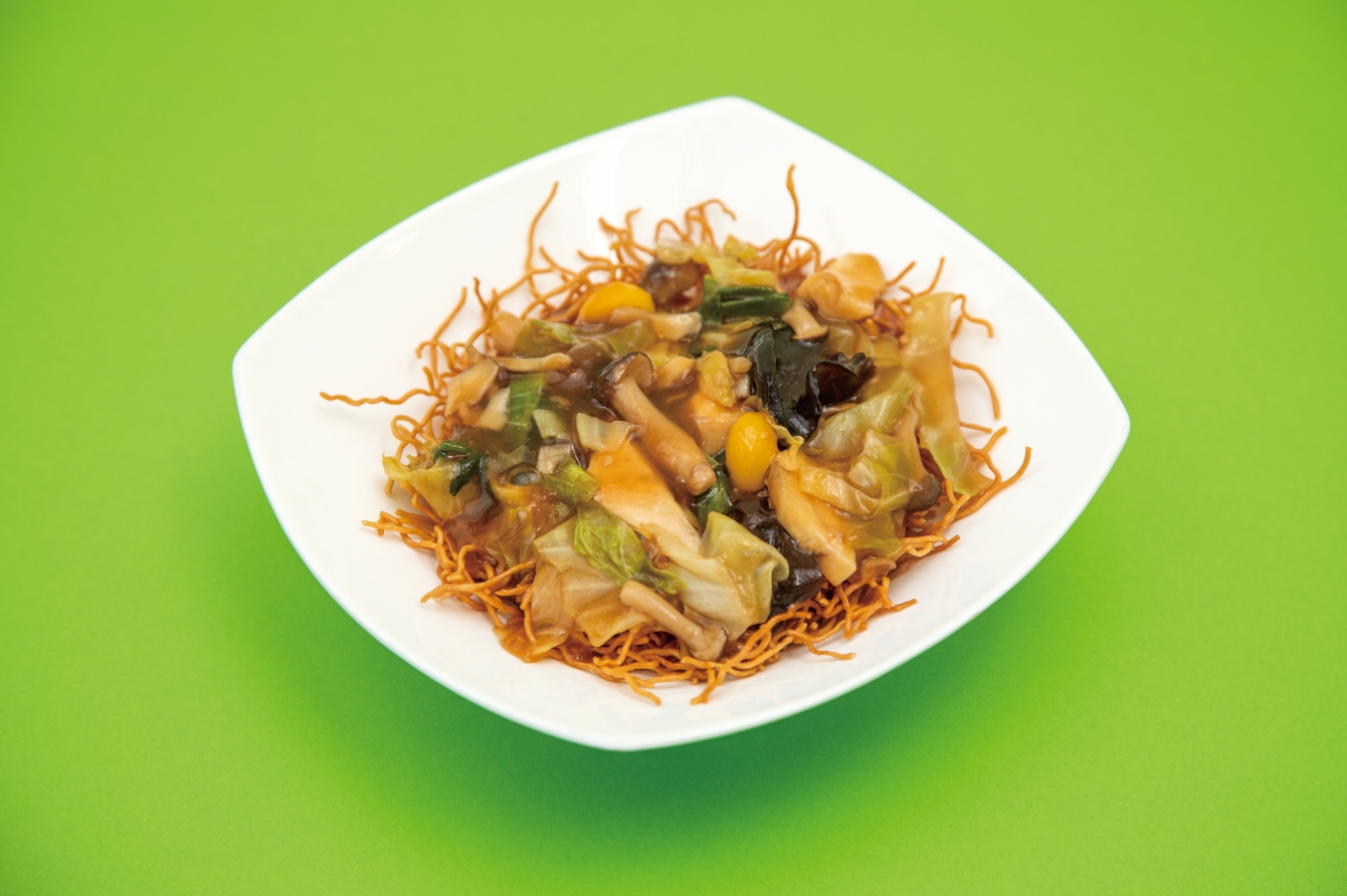 Ankake mushroom hard yakisoba