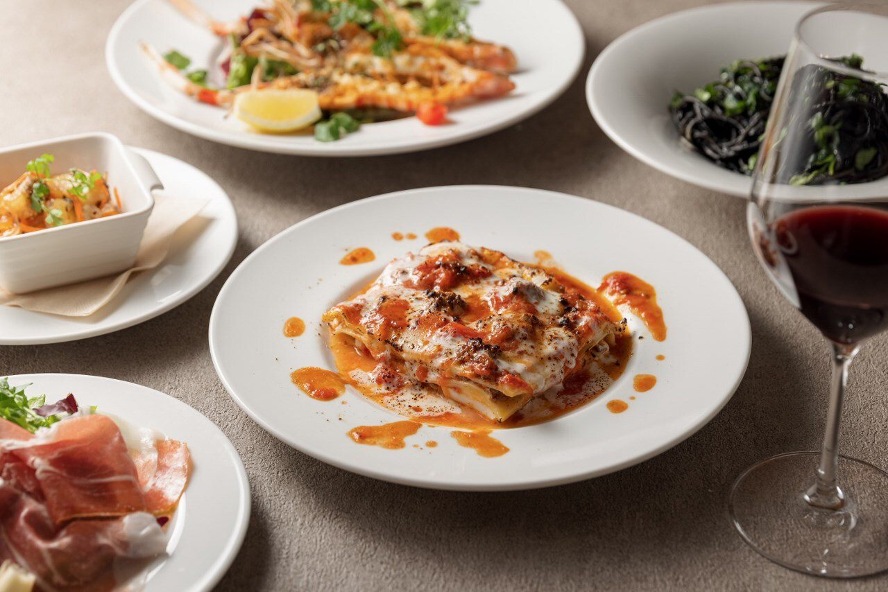 国産鶏もも肉のパネフリット&グリーンサラダプレートと選べるパスタのランチセット