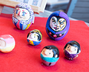 Shirakawa Daruma painting workshop