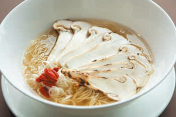 雲南松茸の上湯麺（シャンタンメン）