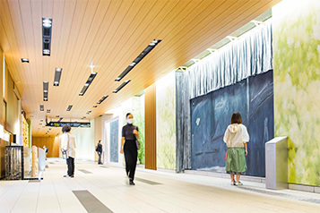 TOKYO MIDTOWN AWARD 2021 受賞作品展の様子