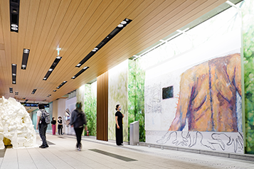 TOKYO MIDTOWN AWARD 2022展示の様子
