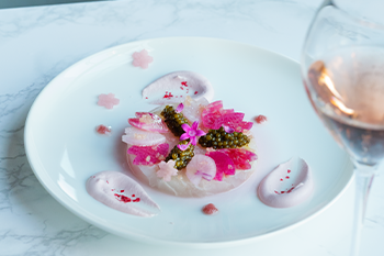 Menu SAKURA／ロゼシャンパーニュ ペアリング