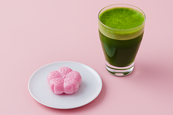 最中 御代の春 紅と抹茶グラッセ