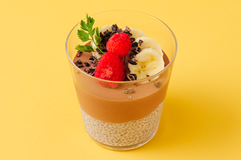 チョコレートチアカップ（ヴィーガン・グルテンフリー）