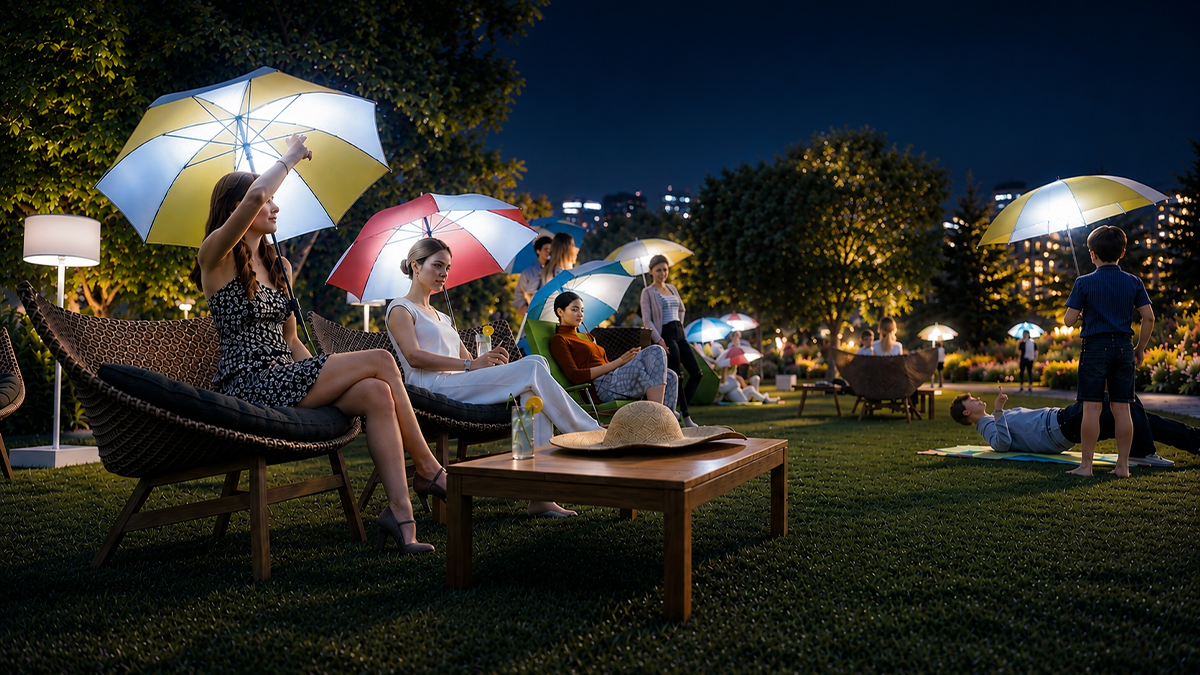 ライトアップ(PARASOLS GARDEN)