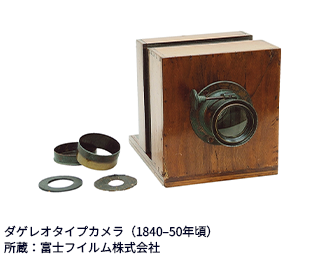 ダゲレオタイプカメラ（1840-50年頃） 所蔵：富士フイルム株式会社