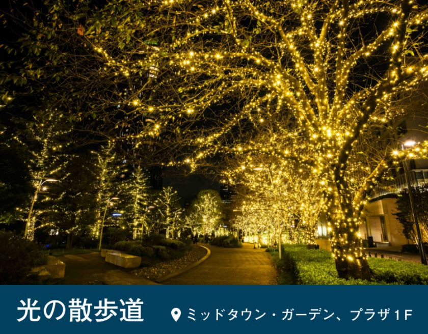 光の散歩道 ミッドタウン・ガーデン、プラザ1F