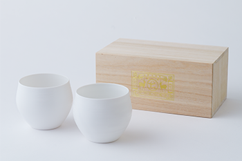 ワイングラスに学んだ日本酒器セット エッグシェル