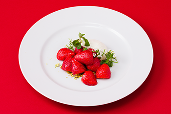 Strawberry Shrikhand