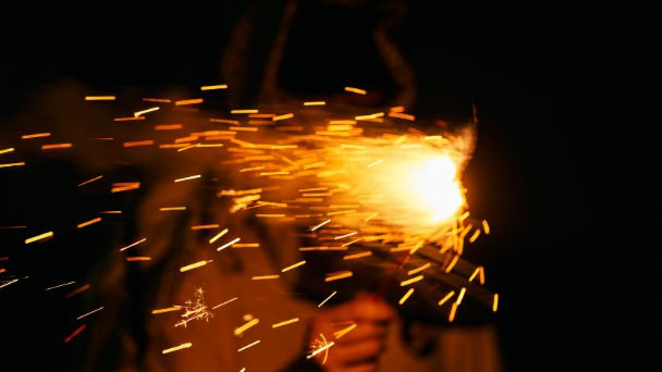 Small Fireworks Event at Tokyo Midtown
