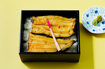 夏野菜と鰻の白焼き重箱