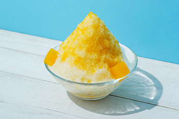 日向夏と温州みかんの氷