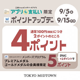 三井ショッピングパークアプリ「アプリde支払い」ポイントアップキャンペーン