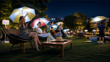 ライトアップ（PARASOLS GARDEN）