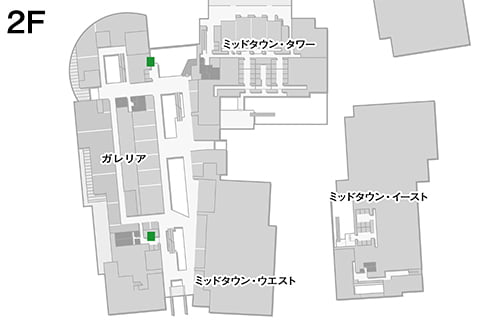 B2F~3F Galleria/Plaza 各所 MAP