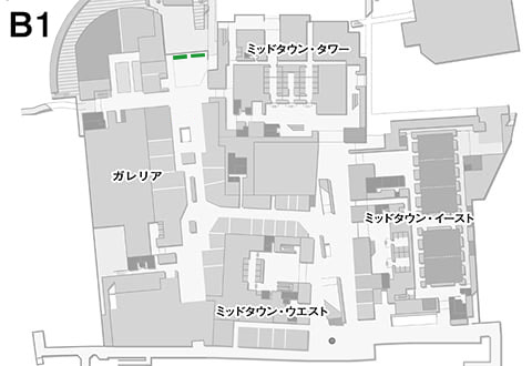 ガレリア館内 アトリウム内バナー MAP