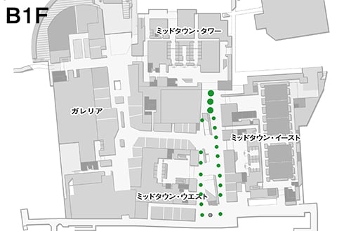 Plaza プラザ中央通路 MAP