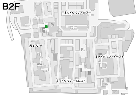 Galleria 駐車場ロビー P1 MAP