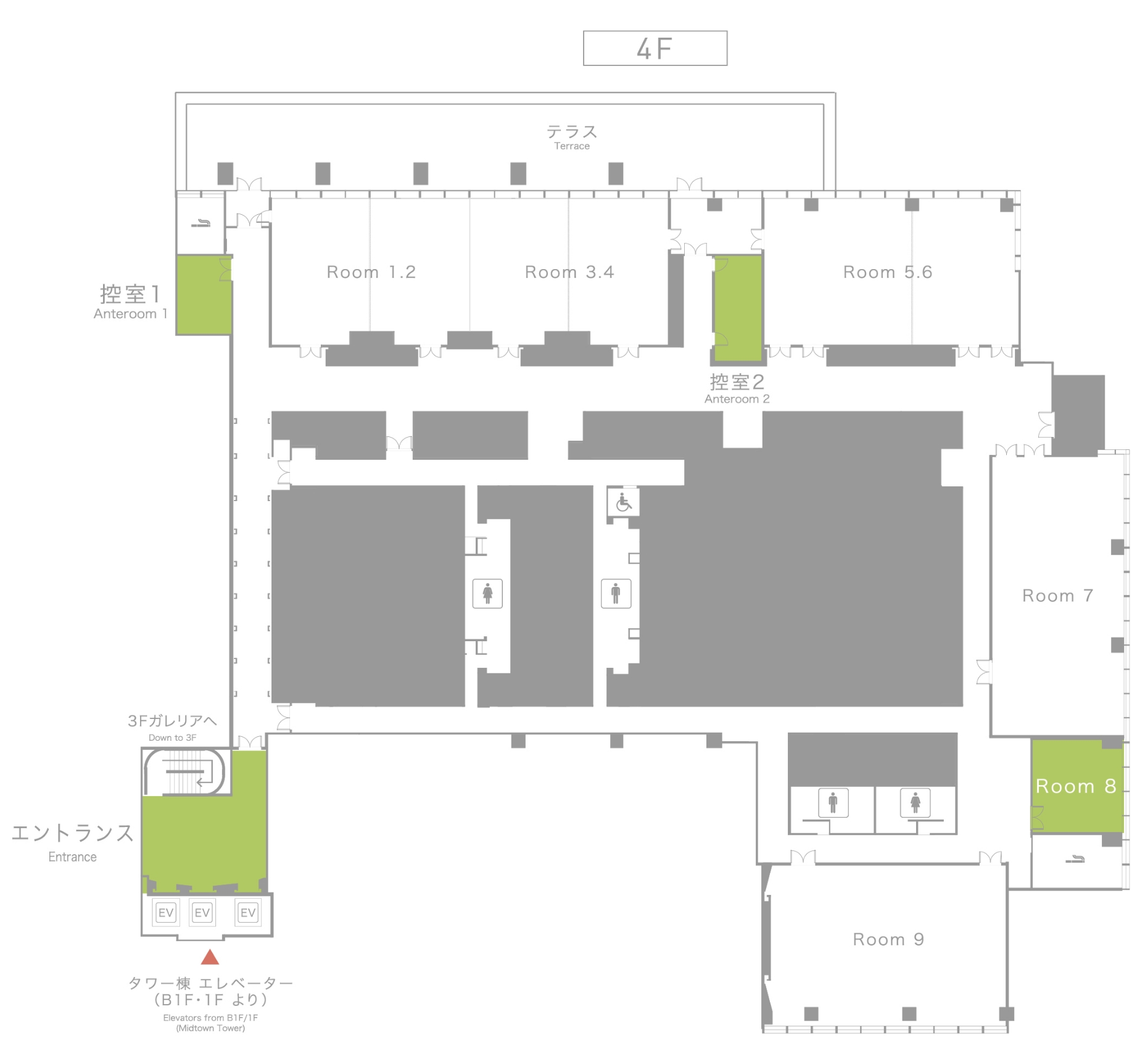 カンファレンスRoom8会場図面