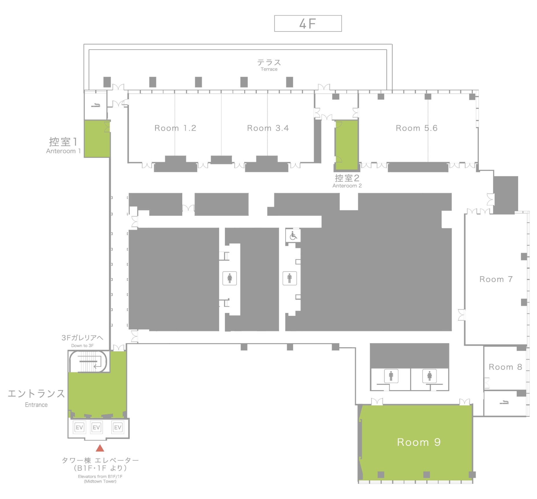 カンファレンスRoom9会場図面