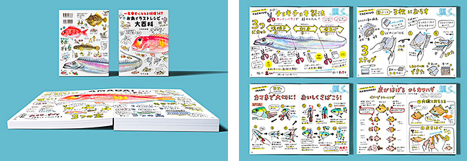 【デザインコンペ受賞者】大垣友紀惠さんの著作『一生幸せになれる料理147 お魚イラストレシピ大百科』がD＆AD Award 2023でWood Pencilを受賞