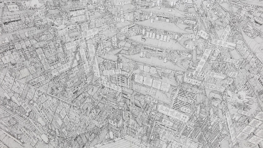 【アートコンペ受賞者】田島大介さんが個展「無限虚無」を開催