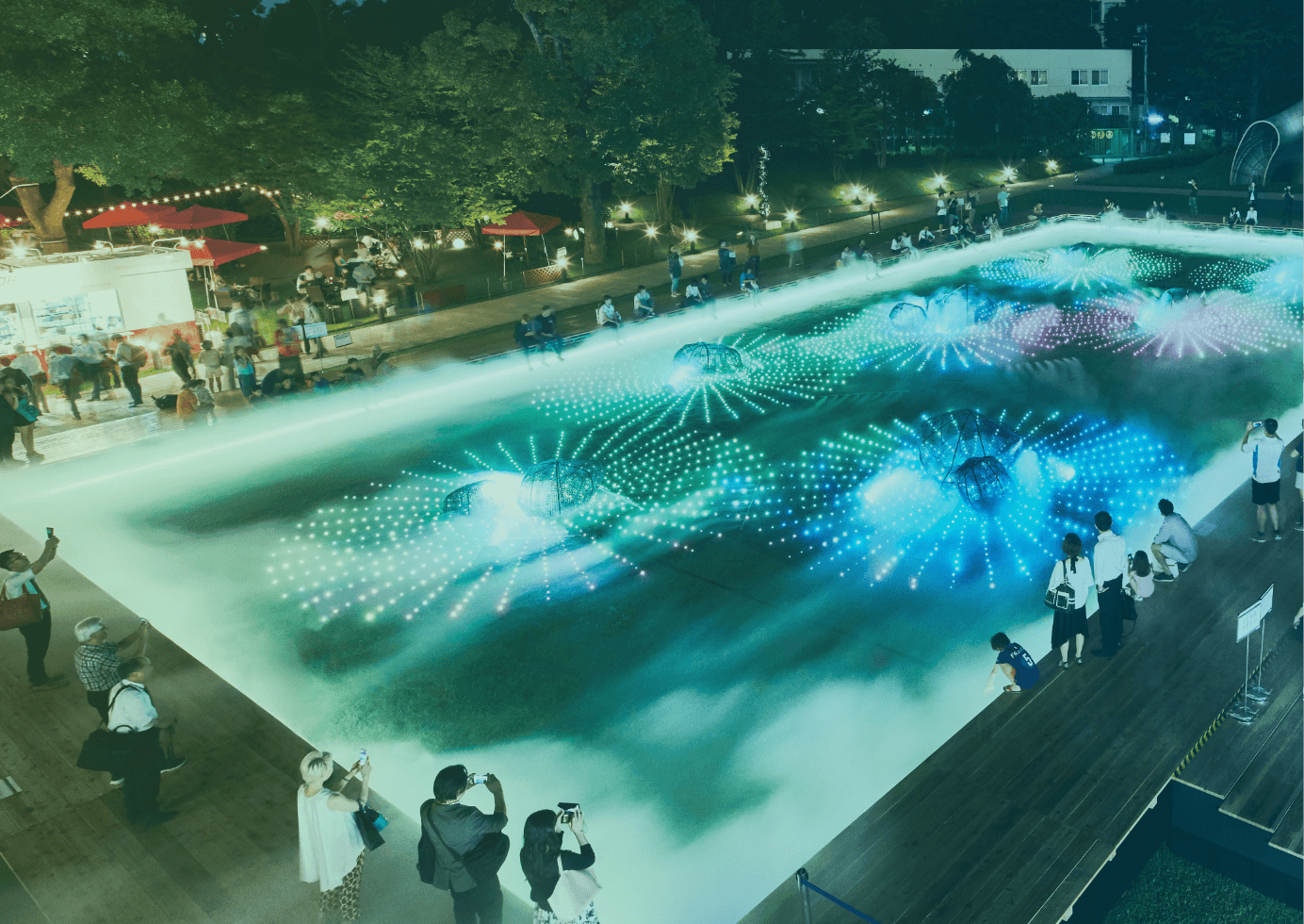 水と生きる SUNTORY 光と霧のデジタルアート庭園 メインイメージ