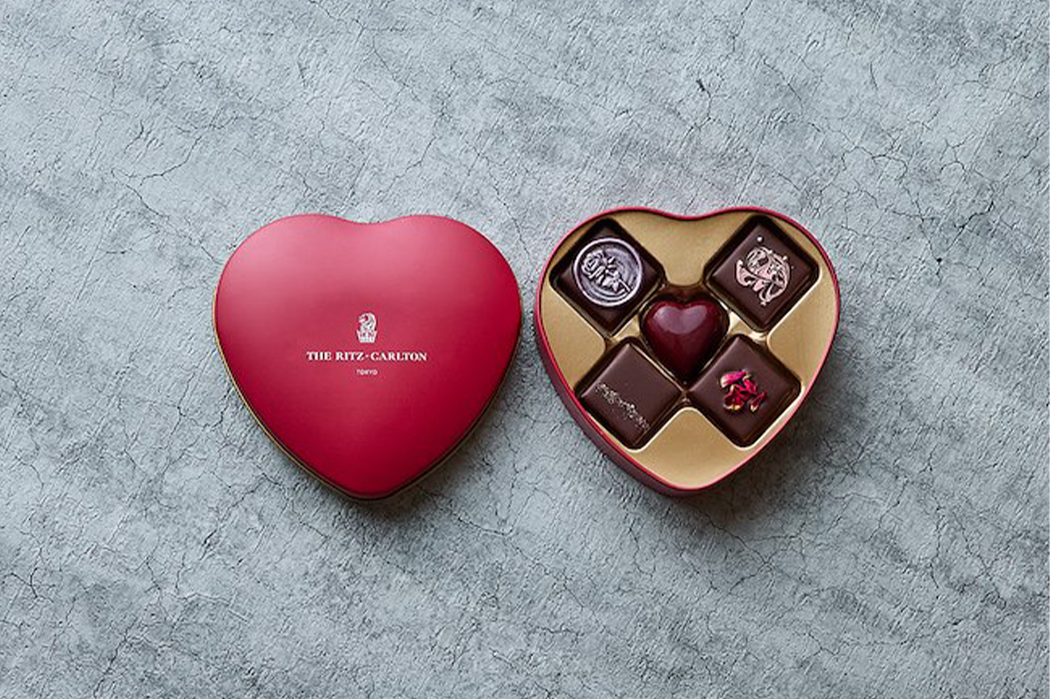 ザ・リッツ・カールトン東京 オリジナルチョコレート ハート型缶入り