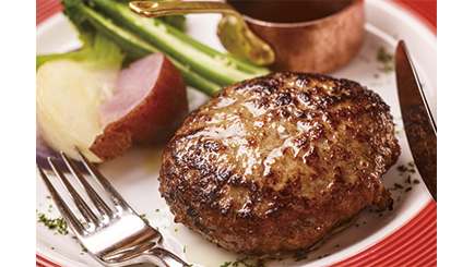 【ランチ】格之進 岩手産牛と白金豚のハンバーグ