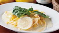 農薬不使用レモンを使ったクリームソース　タリアテッレ<br>〜Tagliatelle alla crema di limone〜